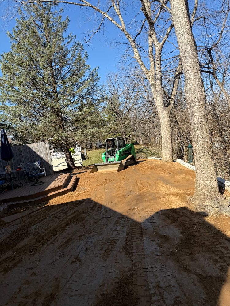 Our Dirt Work service expertly handles excavation, grading, and land preparation for your home projects. We ensure a solid foundation for landscaping or construction with precision and efficiency to transform your outdoor space. for Woolf Outdoor Services in Mason, OH