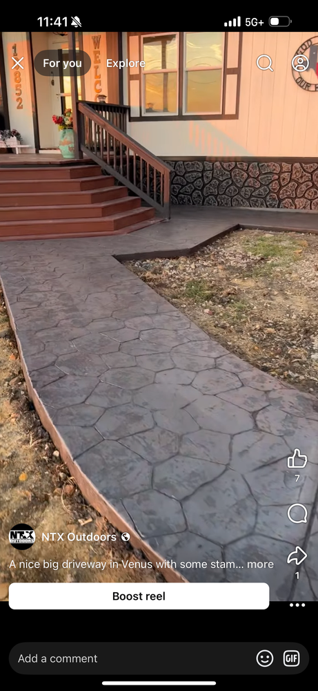 All Photos for NTX Outdoors Concrete and Excavation LLC in Venus, TX