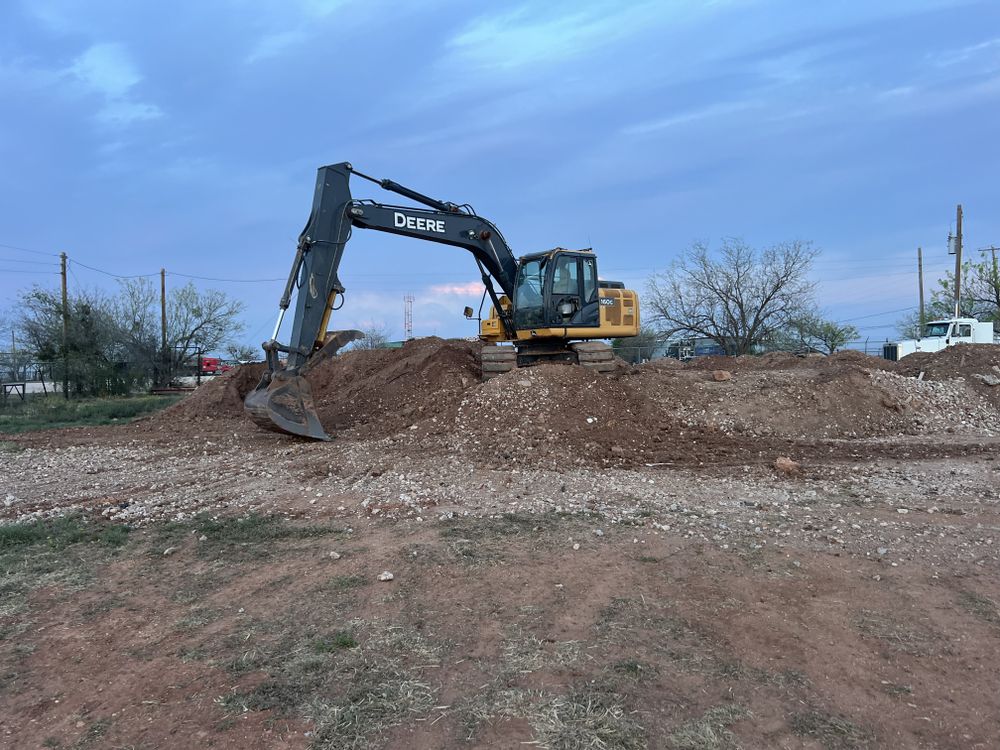 Our Commercial Civil Construction service offers reliable and efficient excavation solutions, expertly handling site preparation, foundations, and utility installations to ensure your project starts with a solid foundation. for Flatland Civil Construction in Abilene, TX
