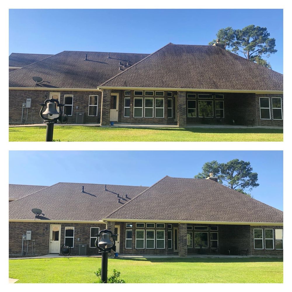 Roof cleaning for JB Applewhite's Pressure Washing in Anderson, SC