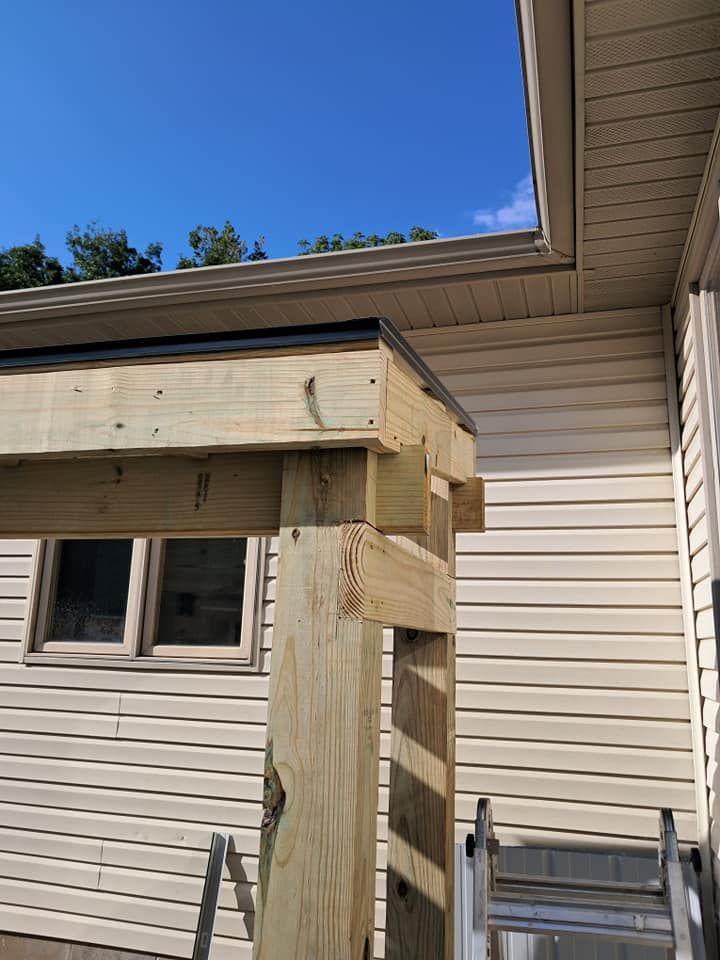 Concrete pad and Grill Hut for Dead Tree General Contracting in Carbondale, Illinois