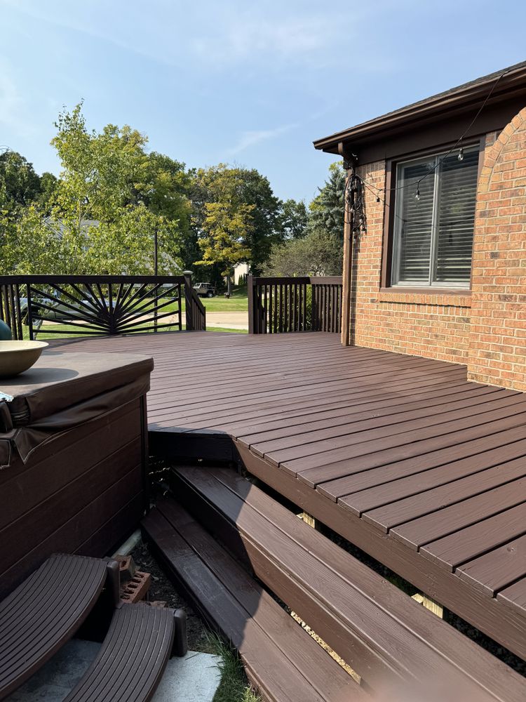 Paver and Deck Restorations for Steed's Lawn and Landscape LLC in White Lake, MI