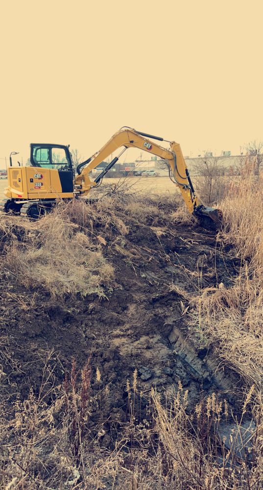 Our Excavation & Drainage service ensures proper drainage systems are implemented to protect your landscaping investments from water damage, erosion, and flooding during heavy rainfall or snowmelt. for Reliable Landscape in Monclova, OH