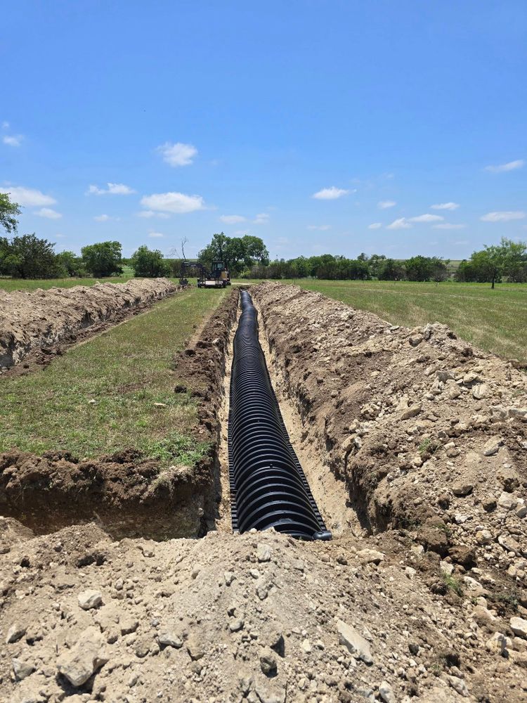 Septic System Installation for Evant Backhoe & Construction in Evant, TX