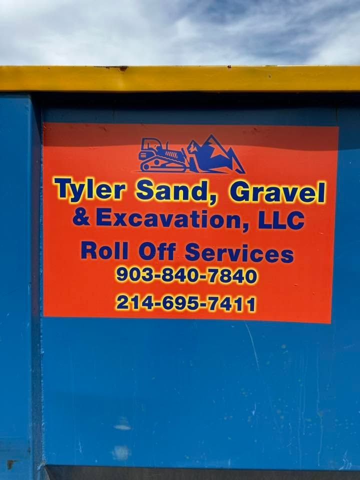 Roll Off Container Service for Tyler Sand Gravel And Excavation in Ben Wheeler, TX