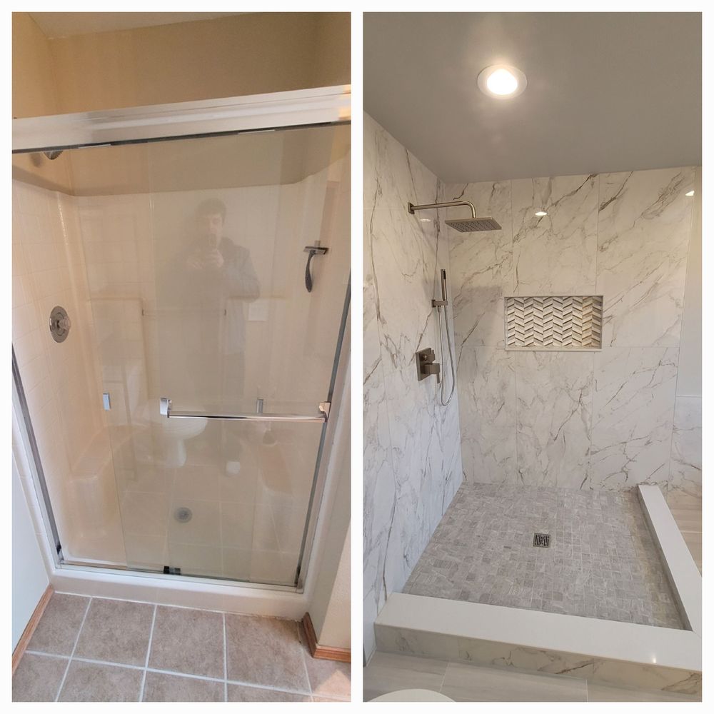Bathroom remodels for Dawson Remodeling in Lake Stevens, WA