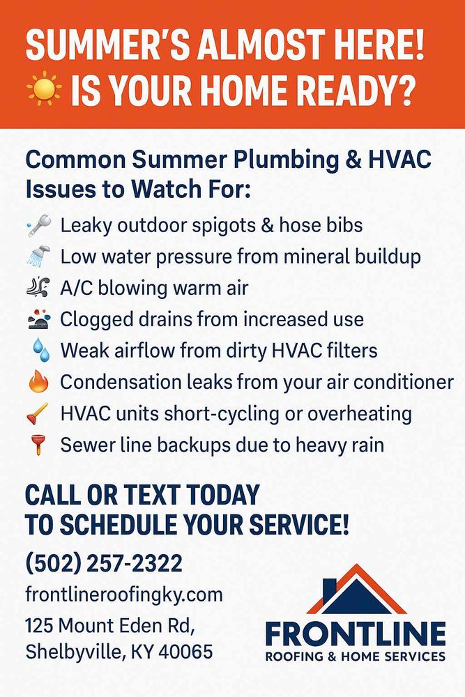 Other Services for Frontline Roofing & Home Services in Shelbyville, KY