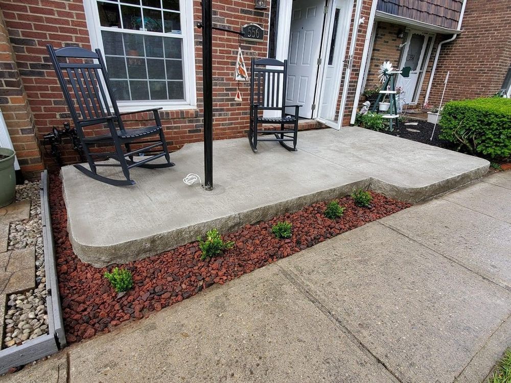 Our Patio Design & Installation service offers homeowners professional assistance in creating and installing beautiful outdoor spaces for maximum functionality and style. for Mid Ohio Concrete in Pickerington, OH