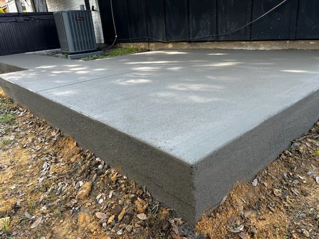 Enhance your backyard with our Hot Tub Pads, offering sturdy and level concrete foundations designed to support the weight of a hot tub, ensuring safety and longevity for your relaxation space. for Maldonado's Concrete Construction in Dallas, TX