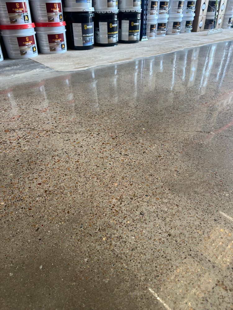 Polished Concrete  for Texas Curb N Borders in Houston, TX