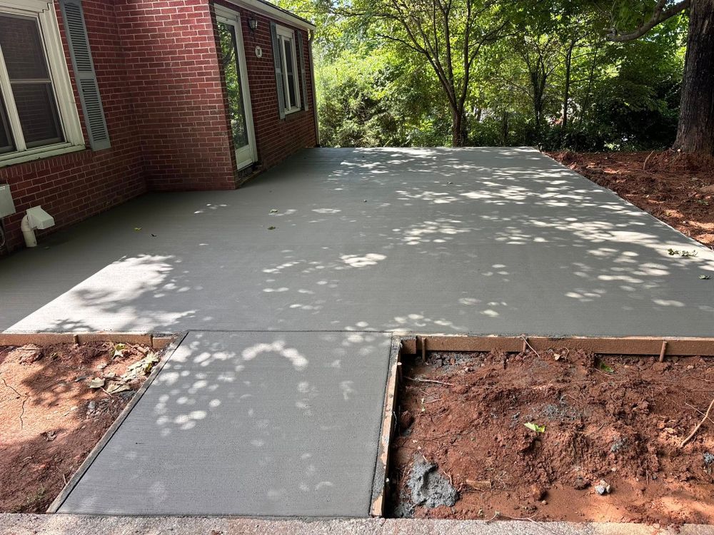 Decorative Concrete for Bass Concrete LLC in Weaverville, NC