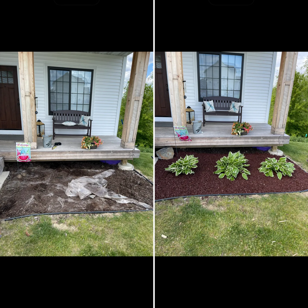 Mulch and Rock Installation for Bubba’s Seasonal Services in Buffalo, MN