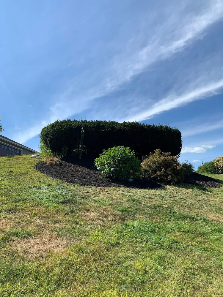 Our Landscape Design service transforms your ideas into a beautiful, functional outdoor space with customized layouts, plant selections, and hardscape features tailored to your home, lifestyle, budget. for Moon's Property Maintenance in Gray, ME