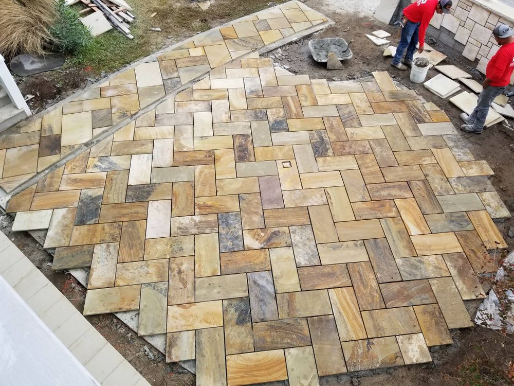 Hardscaping for Bianchi Business Development in Southport, NC