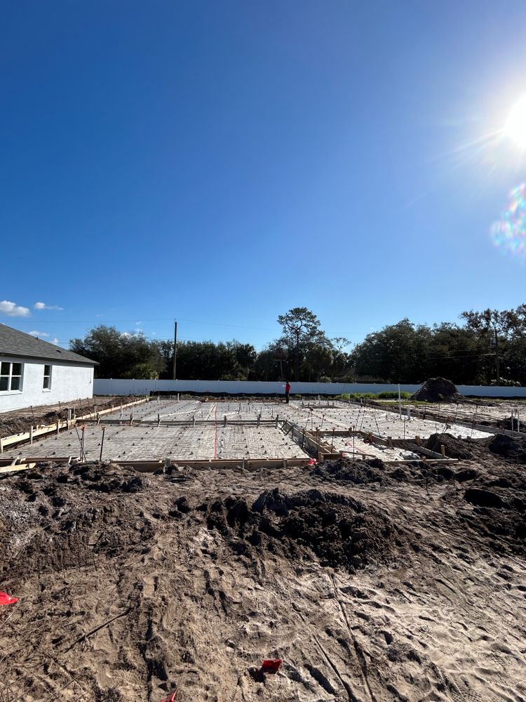 Durable and long lasting foundations are key to any build. Our concrete team specializes in quality preparation, placement and finishing. for Aleman Construction Services in Tampa,  FL