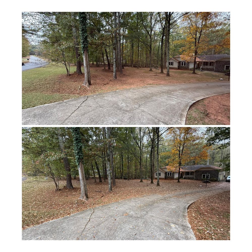 Leaf Removal for Dirt Pro Land Solutions in Fayetteville, GA