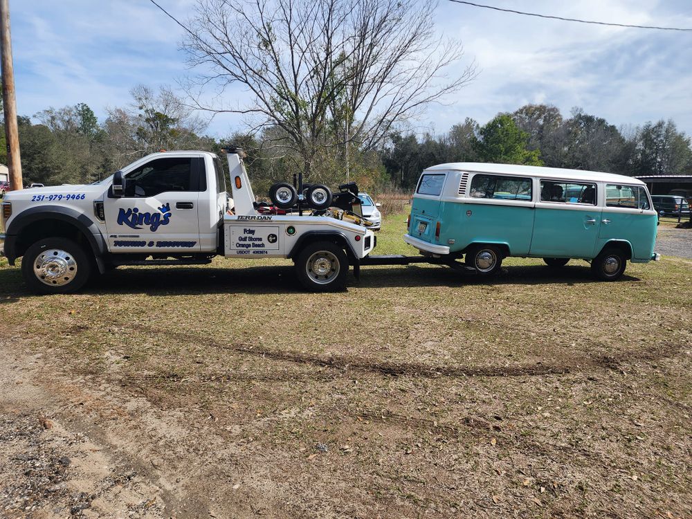 Towing for King's Towing and Recovery in Foley, AL