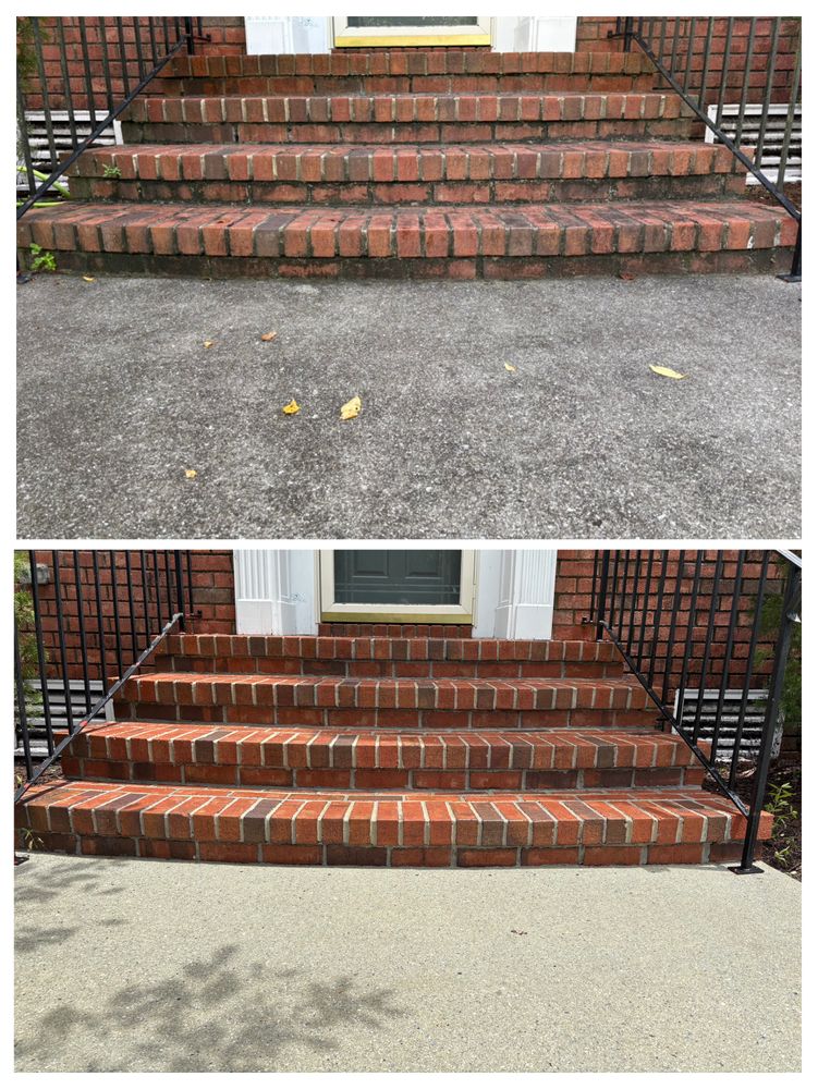 Brick Cleaning for Salty Exterior Pro Wash in Hampstead, NC