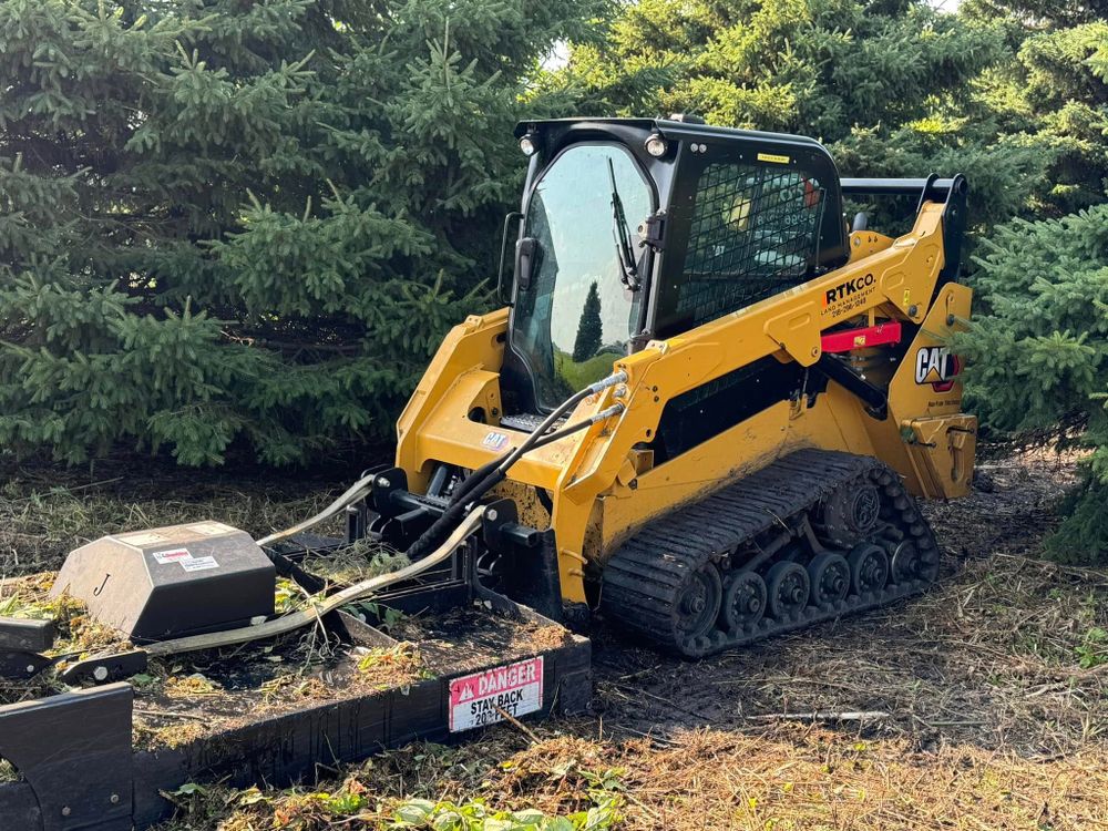 Land Clearing for RTK Co. Land Management in Raymond, MN