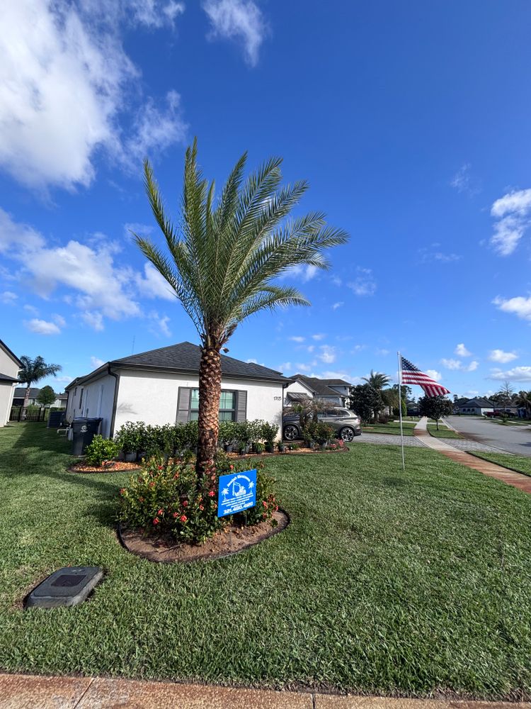 Full scale landscape designing and installations for Isaiah Simmons Construction and Landscaping LLC in Brevard County, Florida