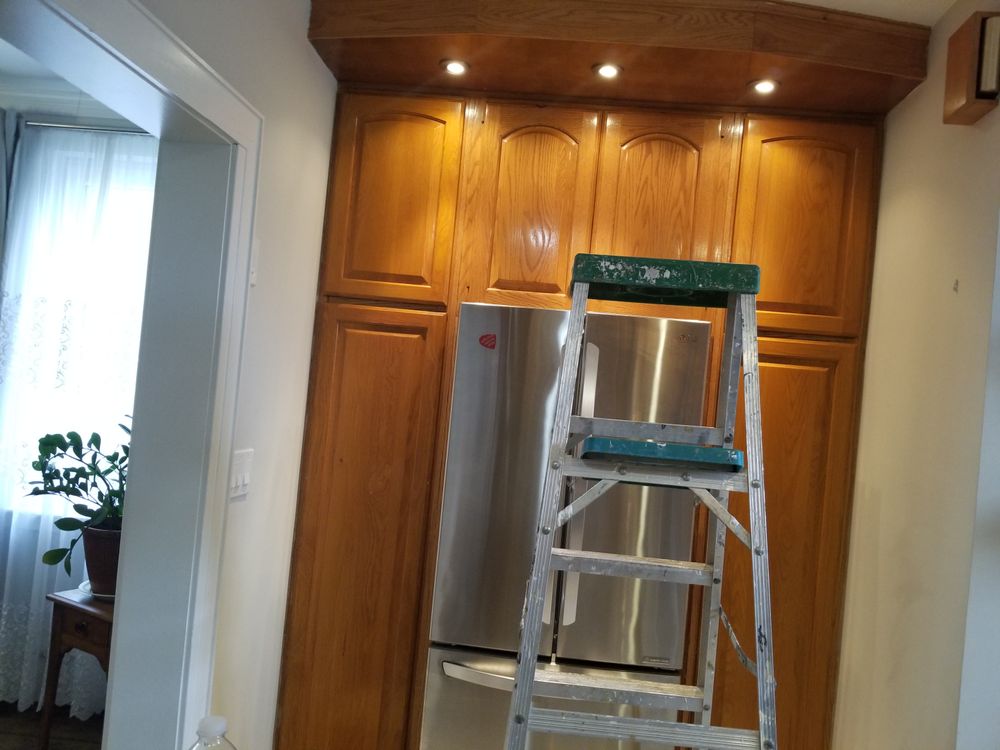 Kitchen cabinet repainting for Prestigious Custom Cabinets  in Lindenhurst,  NY