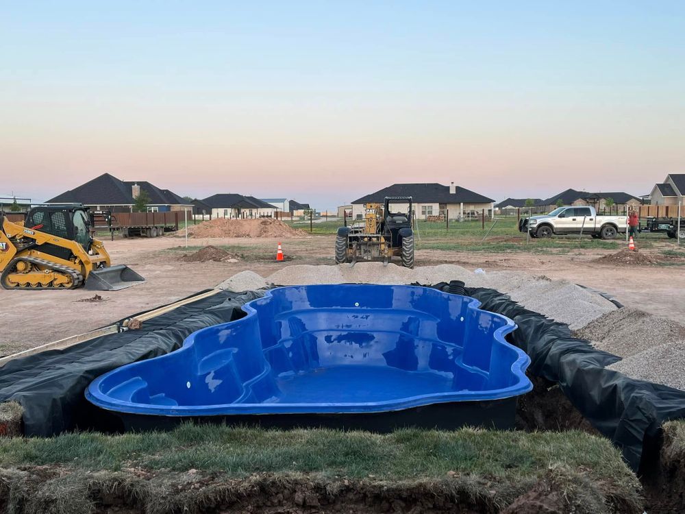 Custom Pool Construction for Kings Outdoor in Amarillo, TX