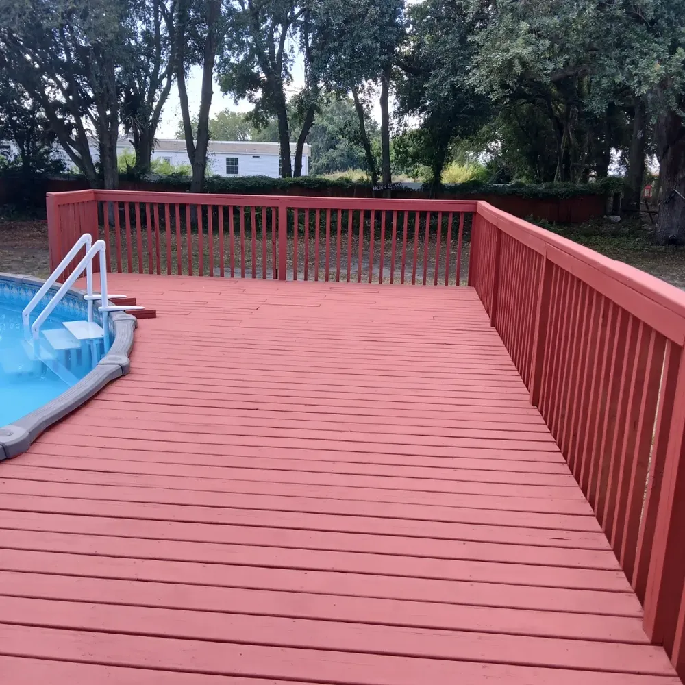 Deck refinishing  for The Pro's Painting and Handyman Services in Haines CIty, FL