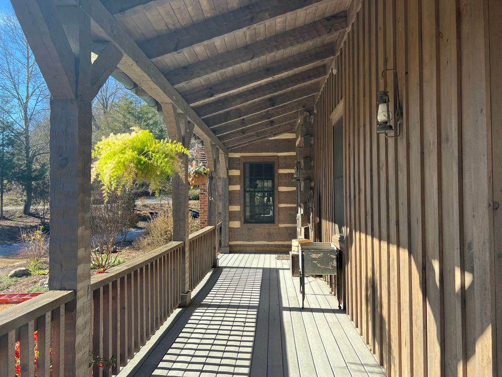 Exterior Deck staining  for JV Painting Services LLC in Hendersonville, NC