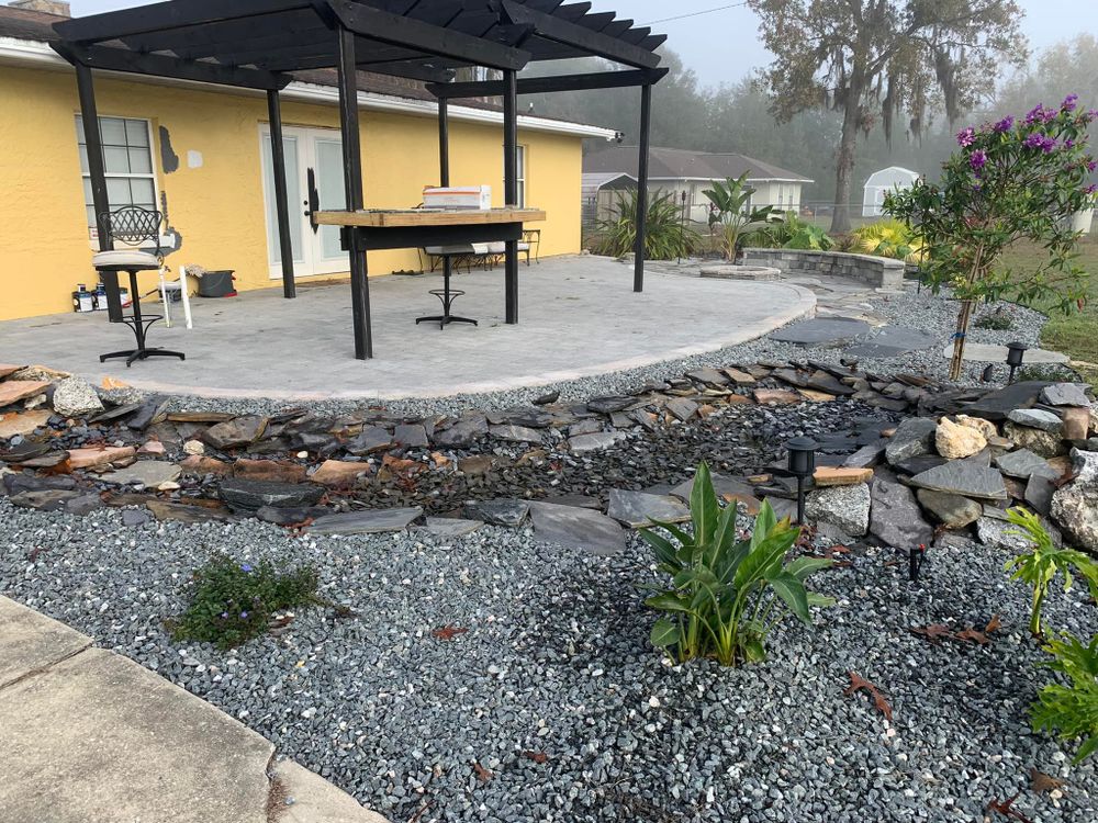 Hardscaping for R.B. & Company in Bellview, FL