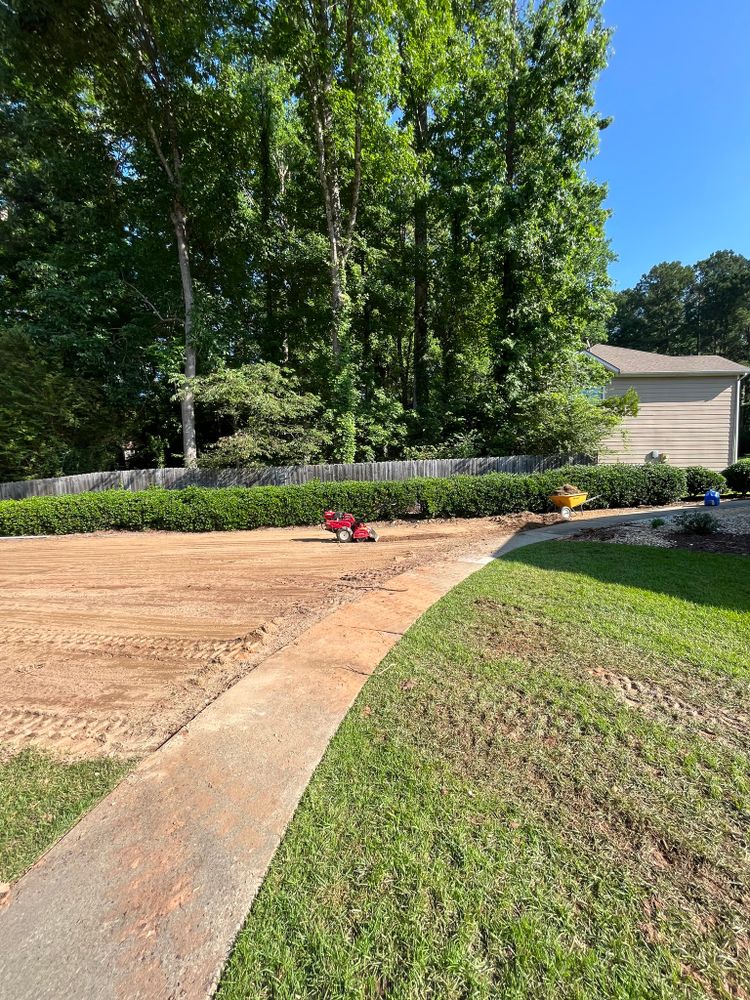 Mulch Installation for Zambrana Landscaping in Cobb County, GA