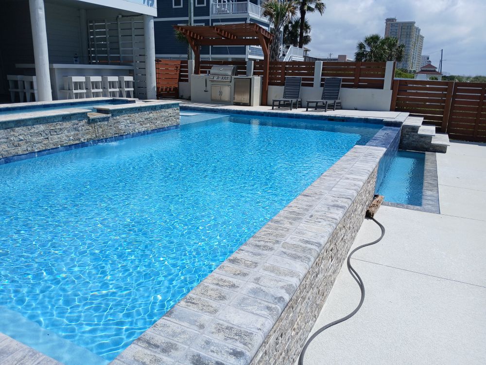 Pool Construction for Coastal Pool Leak Detection in North Myrtle Beach, SC