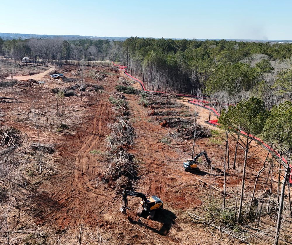 Our Site Development service offers comprehensive solutions that transform your property, including grading, drainage planning, and utility installation to prepare your site efficiently and safely for any construction project. for Bryant's Land Services in Forsyth, GA