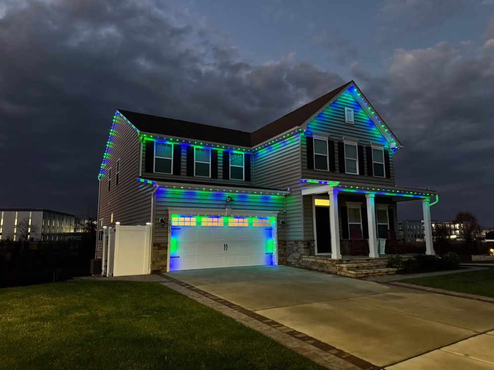 Permanent Lighting for Happy Holiday Christmas Lighting in Mullica Hill, NJ