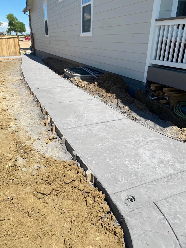 Concrete Driveways for B&M Concrete LLC in Longmont, CO