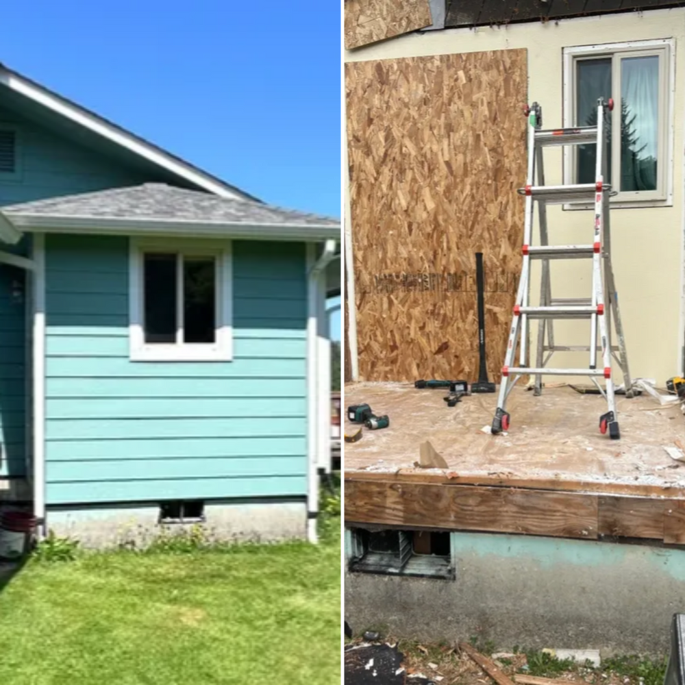 Before & After for Kenneth Construction LLC in Sequim, WA