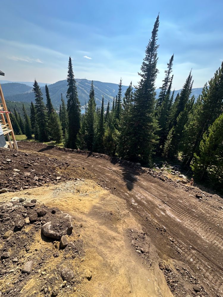 Dirt Work for R&H Homes in Bozeman, MT