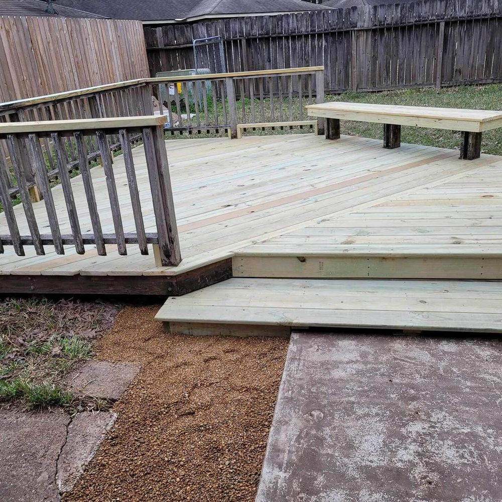 Decks for Sauber Exterior Carpentry  in Houston, TX