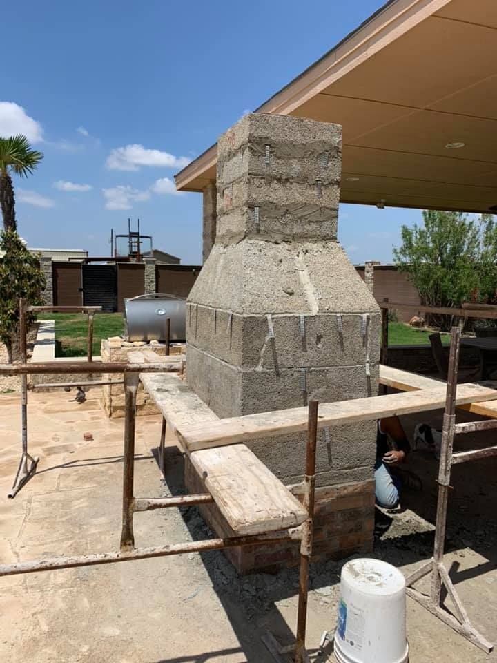 Transform your backyard into an outdoor oasis with our custom-built kitchens. From grilling stations to pizza ovens, we will design and construct the perfect space for entertaining and enjoying meals outside. for Manny's Masonry, LLC in Midland, Texas