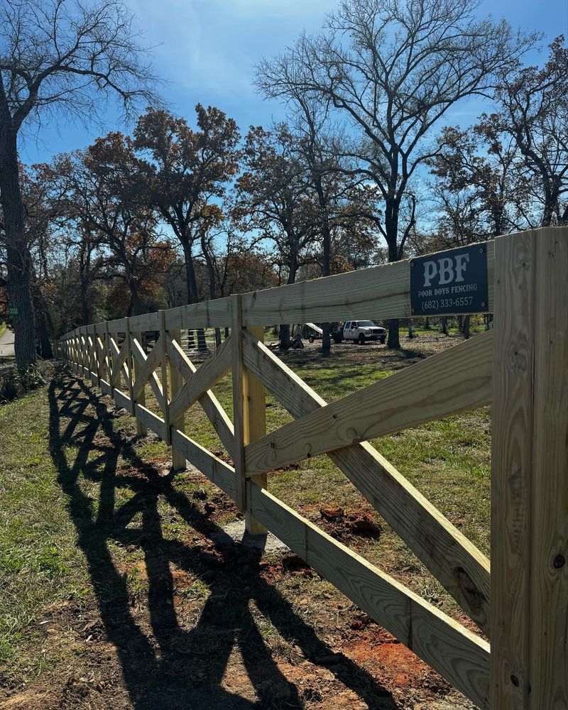 Fences for Poor Boys Fencing in Fort Worth,  TX