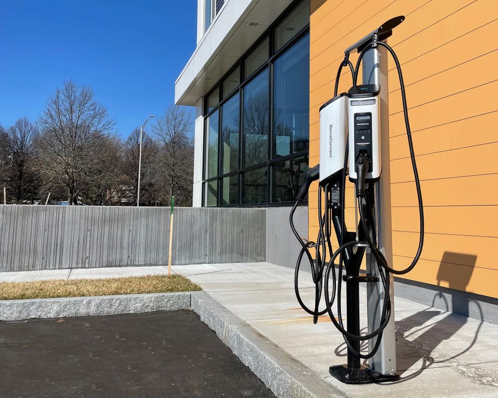 Our electric vehicle charging solutions service offers homeowners a convenient and efficient way to charge their EVs at home, providing ease of use and promoting sustainability in transportation. for Daniels Electric LLC in Groveland, MA