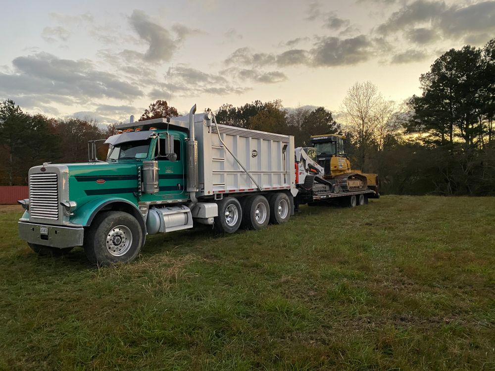 Excavating for REJ Hauling in Jemison, AL