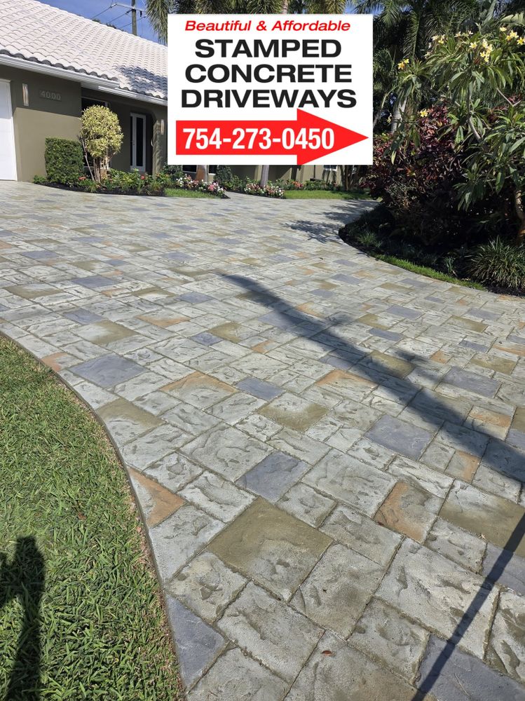 All Photos for Beautiful and Affordable Stamped Concrete by Castilla Concrete Finish Design Corp in Sunrise, FL