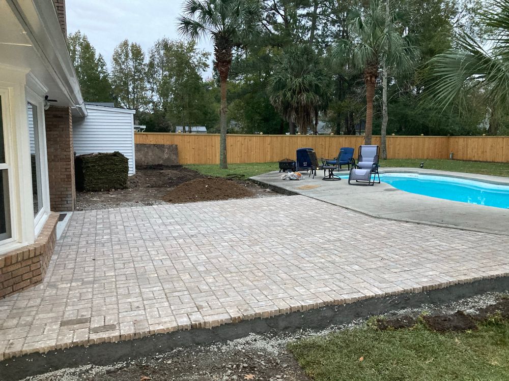 Hardscape for CW Earthworks, LLC in Charleston, South Carolina