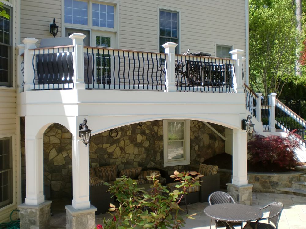 Enhance your outdoor living space with our expertly crafted Decks. Our landscaping company designs and builds durable, stylish decks that perfectly complement your home, creating an elegant extension for relaxation and entertainment. for M&M Professional Landscaping in Sterling, VA