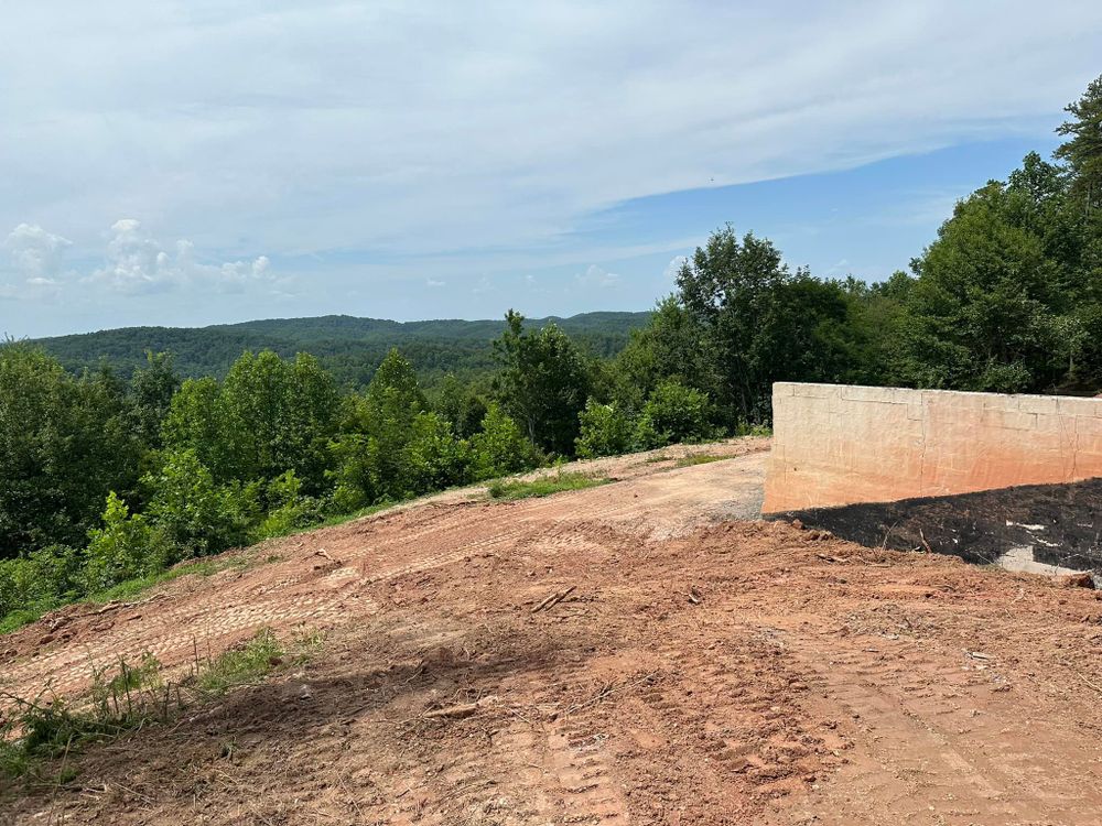 Excavating for Brannon's Construction in Riceville,,  TN