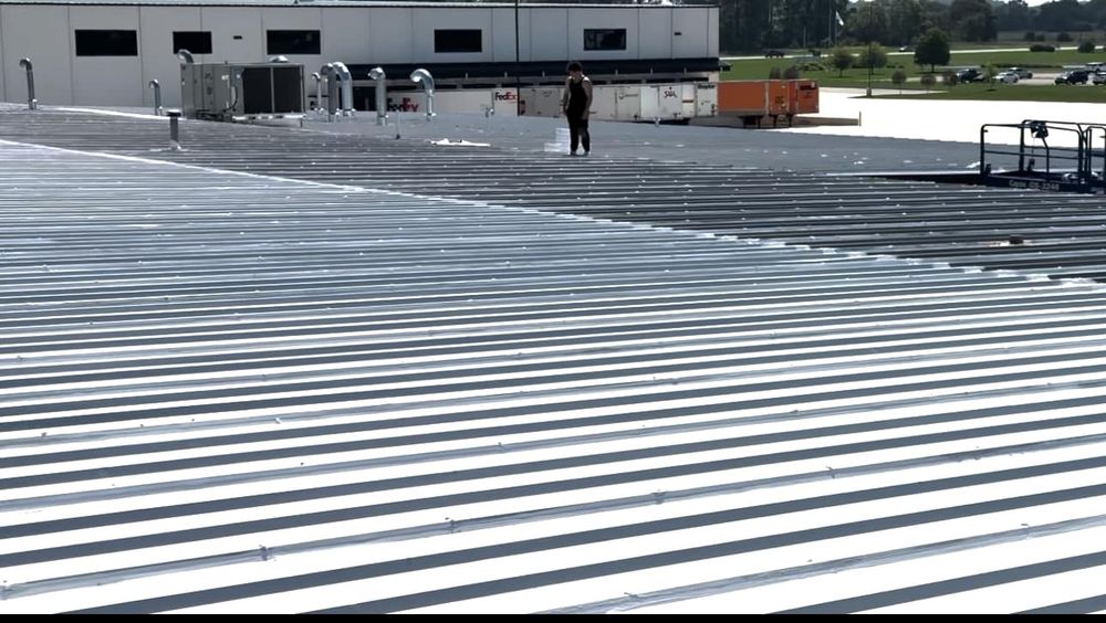 Our Roof Coatings service provides a cost-effective and efficient solution to protect and enhance the lifespan of your roof, saving you money on repairs and improving energy efficiency. for International Coatings Corp. in Howell, Michigan