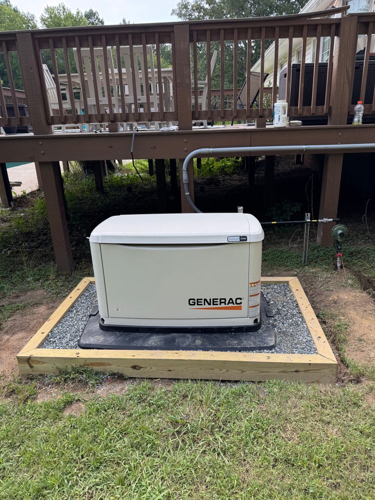 Our Generator Installation service ensures reliable power backup for your home, while our experts handle outlet and switch installation to seamlessly integrate the system with your existing electrical setup for optimal functionality. for J & S Electric Co. Inc. in Stokesdale, NC