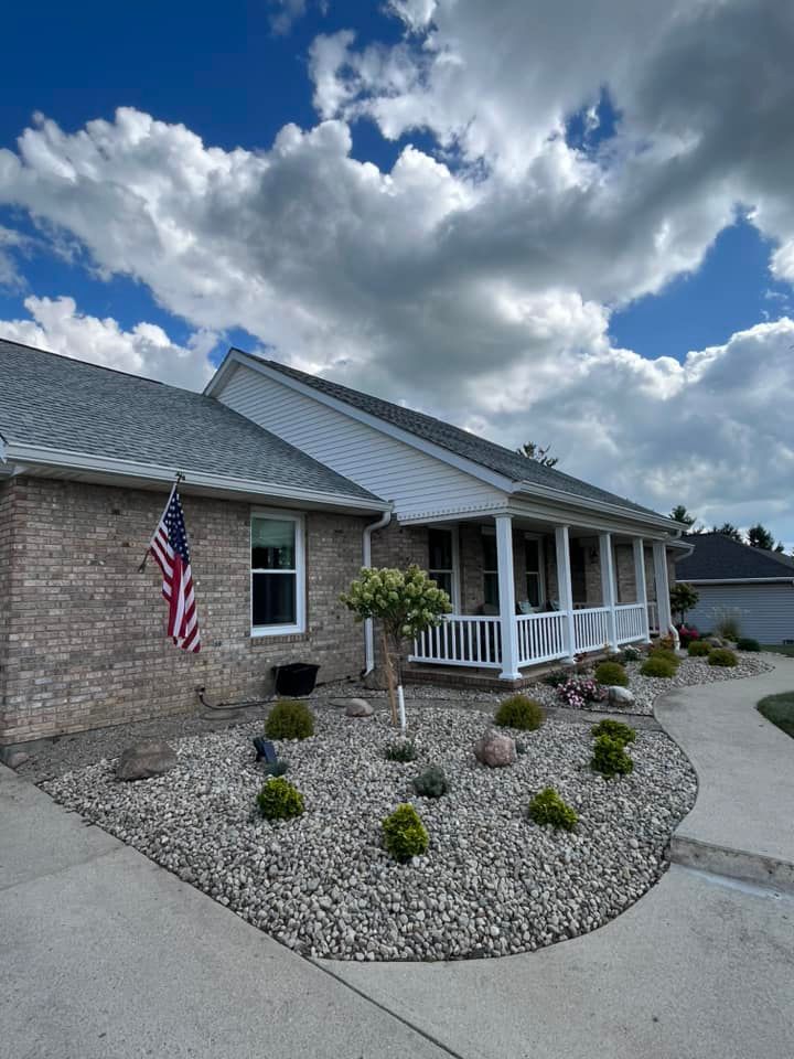 Aggregate Installation  for Higgins landscaping LLC in West Jefferson, OH