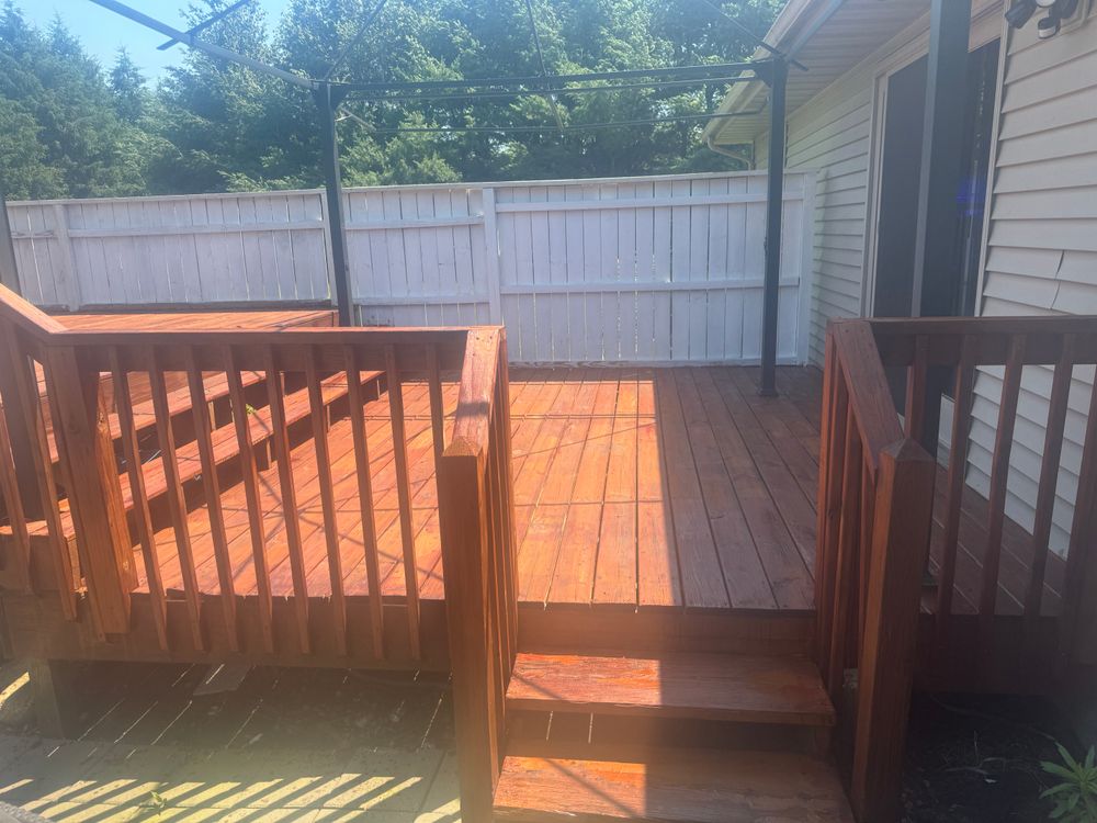 Staining for Risner Construction in De Motte, IN