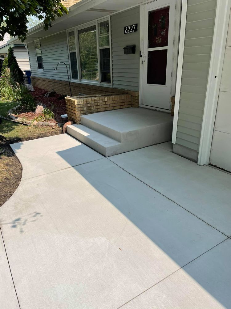 Our Concrete service offers expert installation of durable and stylish concrete surfaces for your home, including driveways, aprons, patios, walkways and garage floors. Trust us to enhance the beauty and functionality of your space. for Mickelson Concrete LLC  in Webster, MN 
